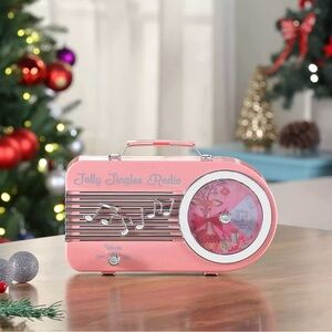 Mr Christmas North Pole Radio PINK Jolly Jingles 12 Songs Weather Santa News Fun